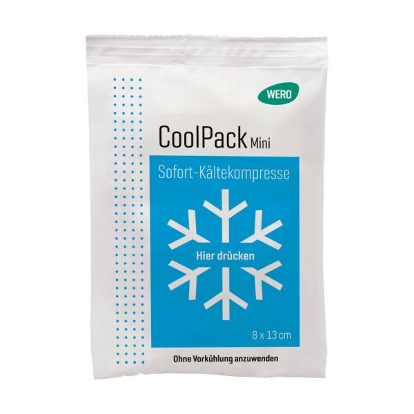 WERO CoolPack Mini Sofort-Kältekompresse, 8 x 13 cm, VE=48 Stk