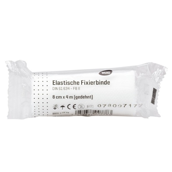 Elastische Fixierbinde DIN 61634 - FB4, 4 m x 8 cm, 10 Stück