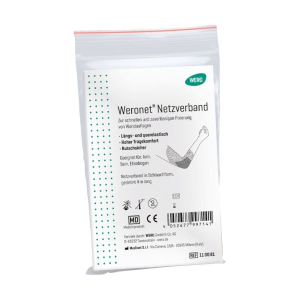 Weronet Netzverband Gr. 2/3, längs-/querelast., 4m gedehnt