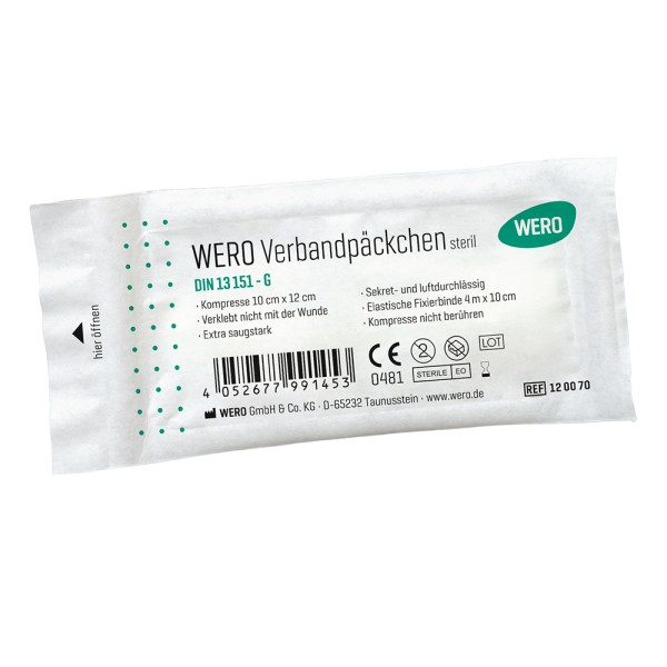 WERO Verbandpäckchen DIN 13151-G