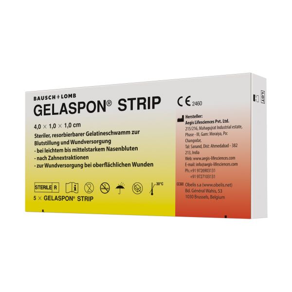 GELASPON Strip, 4 x 1 x 1 cm, 4 Stk/Pkg.