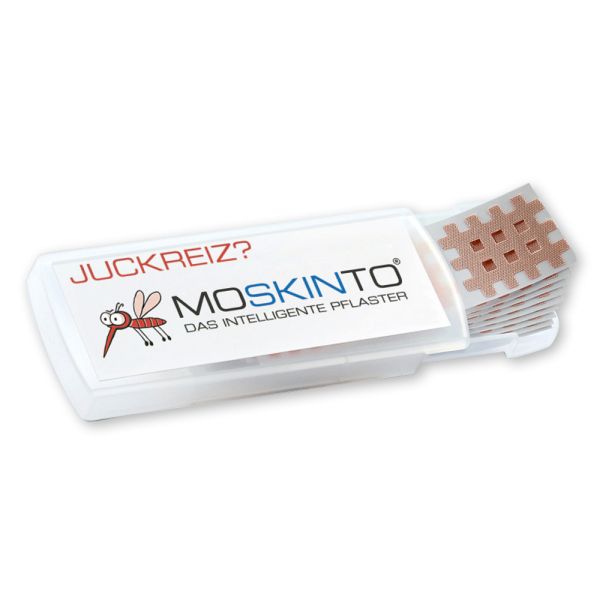 MOSKINTO Pflaster - Mückenpflaster ohne chemische Wirkstoffe, 24 Stk/Box