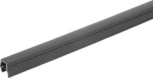 ABDECK- U. EINFASSPROFIL L=2000 KUNSTSTOFF, SCHWARZ, TYP I, BN=8 - 1
