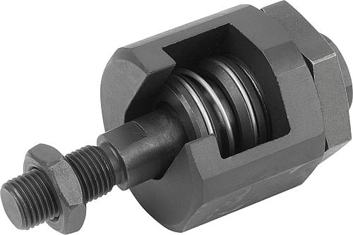 SCHNELLSTECKKUPPLUNG M.WINKEL&RADIALVERSATZAUSG D=M12X1,25X26 VERGÜTUNGSSTAHL, - 1