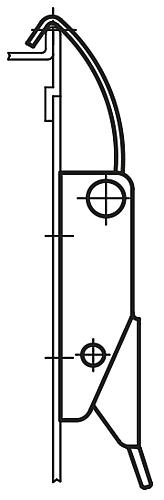 SPANNVERSCHLUSS MIT FEDERBÜGEL, ANSCHRAUBBOHRUNG VERDECKT, FORM:A, EDELSTAHL ... - 3