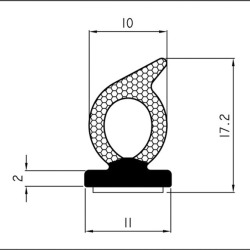 Dichtprofil - GRE3819