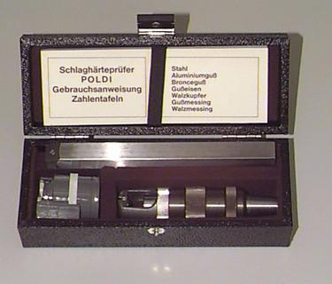 Kugelschlag-Handh&auml;rtepr&uuml;fer POLDI MB 300-2200 N/mm2 im Etui