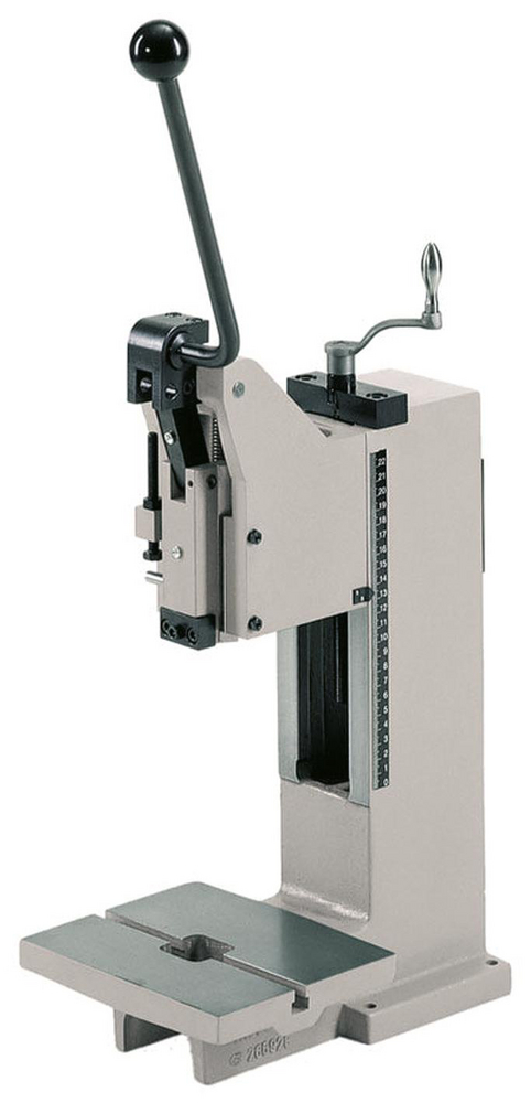 Universal-Kniehebelpresse Typ kN HKPV 360° verstellbarer Handhebel