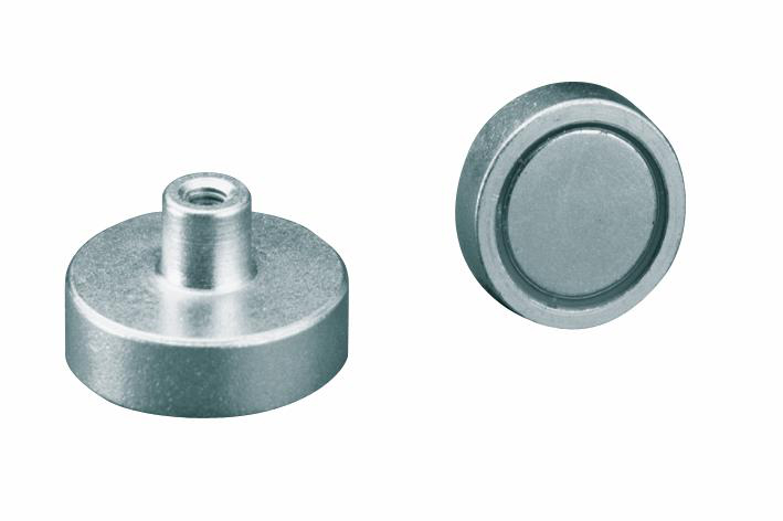 Flachgreifer-Magnet Gew. Neodym (NdFeB), abgeschirmt, max 80&deg;C