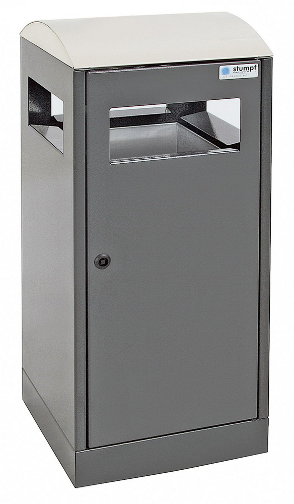Abfall-Sammelbehälter Liter HxBxT RAL 7016