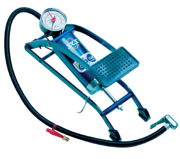 Fußluftpumpe 7bar m.Manometer SKS