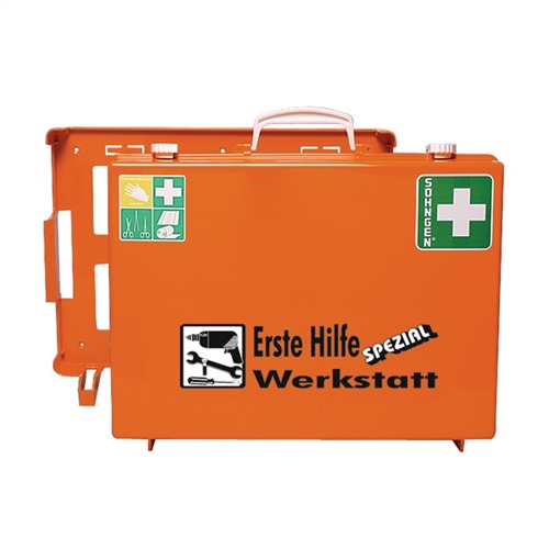 Erste-Hilfe-Koffer Beruf/Werkstatt DIN13157 plus Erw. 400x300x150mm