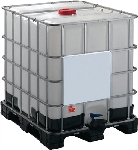 Gefahrgutcontainer 1000l L1200xB1000xH1171mm m.verz.Stahldrahtgitter/Ku.-Palette