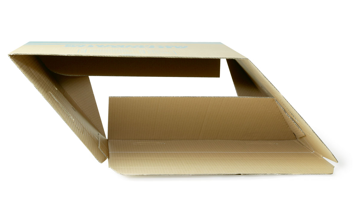 Automatik-Umzugskarton Typ IV 650x350x370mm, Qual. 2.30EB, braun, Automatikboden - 2