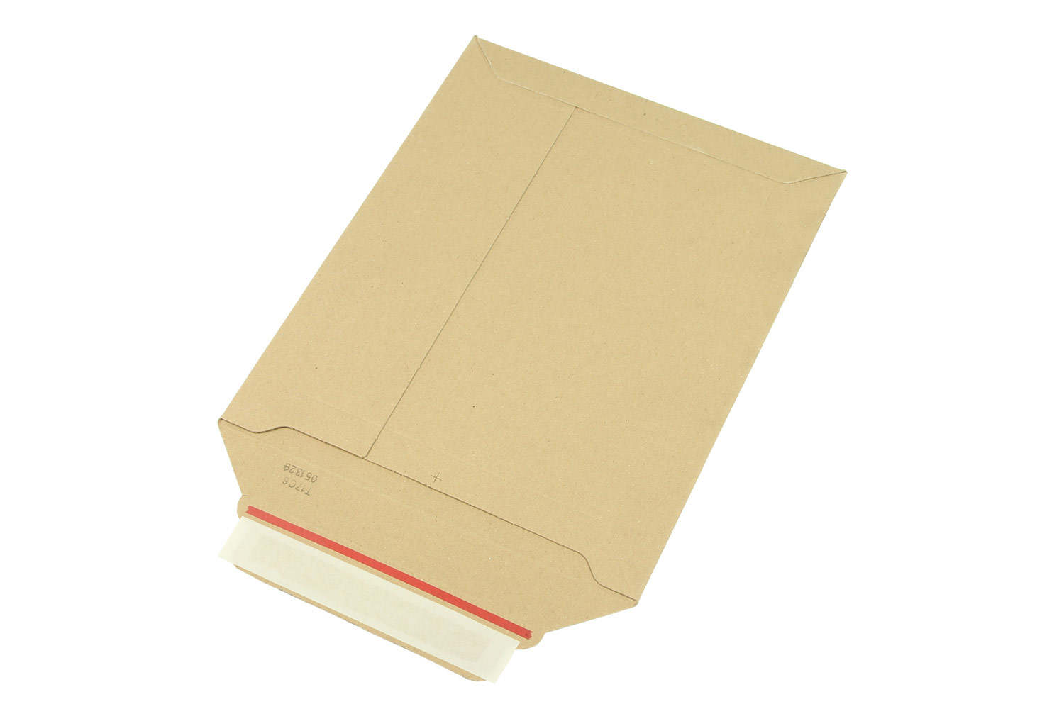 Vollpapp-Versandtasche 212x267mm, B5, 400g/m&sup2;, braun, SK-Verschluss