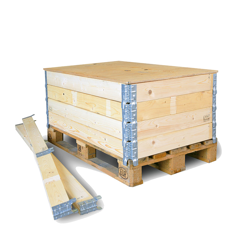 Holzaufsatzrahmen 1200x800x300mm, für Europalette, 2-Brett-Rahmen, IPPC