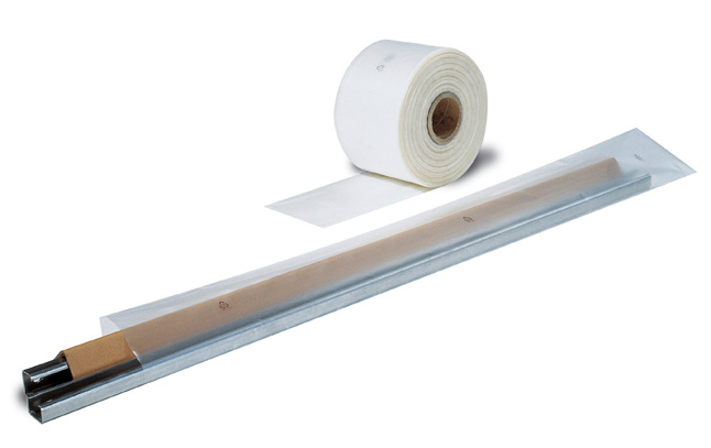 LDPE-Schlauchfolie 450mm breitx250lfm, 100&micro;, transparent
