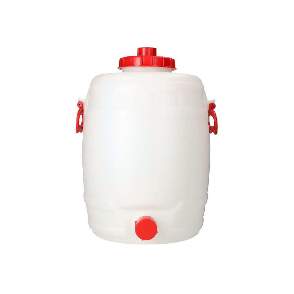 Kunststoff-Fass mit Auslaufhahn, 30 Liter Volumen