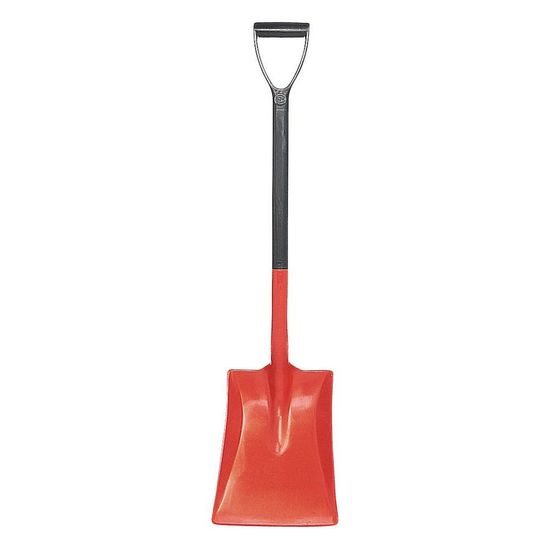 Schaufel mit D-Griff aus Polypropylen (PP), korrosionsfrei, 98 cm Gesamtlänge