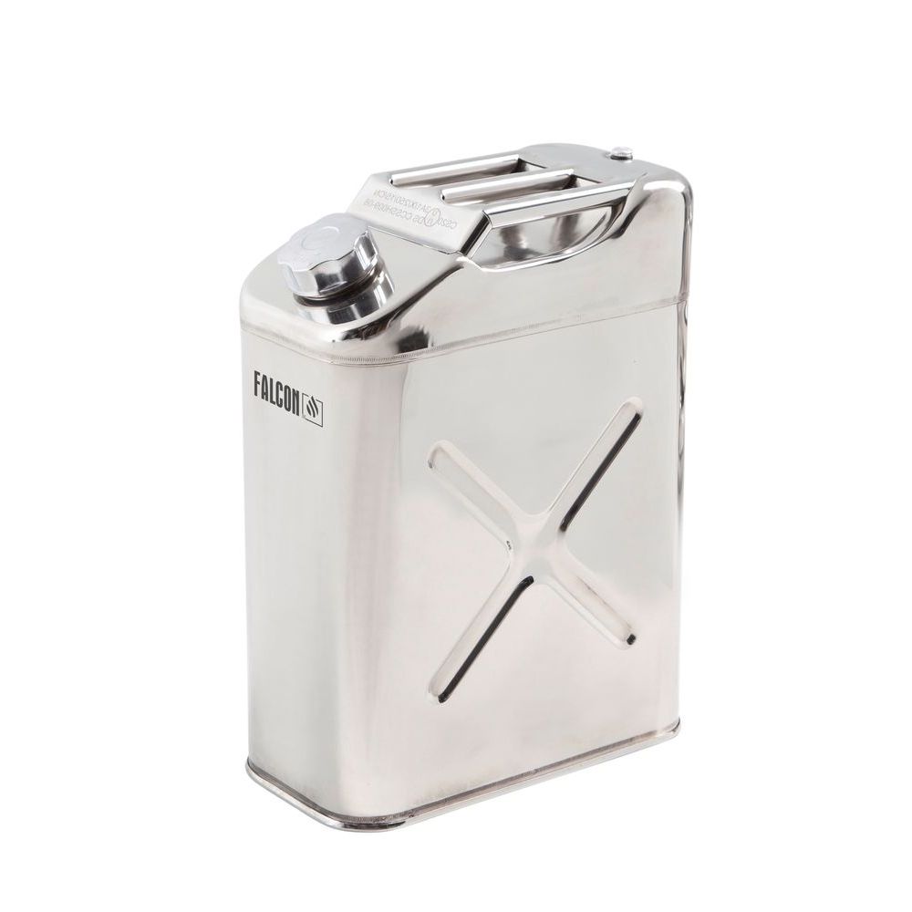 FALCON Sicherheitskanister aus Edelstahl, Transportzulassung, 20 Liter