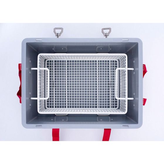 Batteriebox aus PP, 8 Liter, XS-Box 1 Advanced, Füllung PyroBubbles®