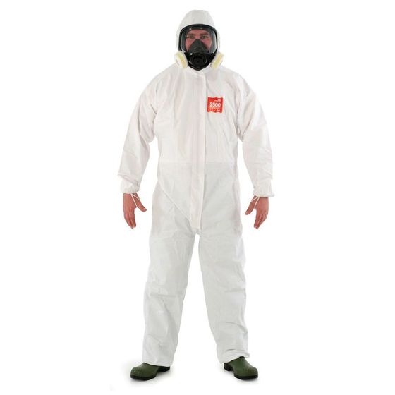 Ansell Einweg-Schutzanzug AlphaTec 2500-111, Kat. III, wei&szlig;, Gr. XXL, 30 St&uuml;ck