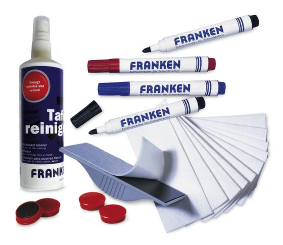 Zubehörset für Schreibtafeln, mit Markern, Reinigern, Wischern und Magneten