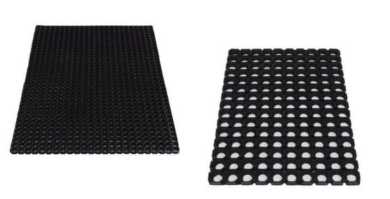 Gummi-Bodenmatte, Gewicht 9 kg/m², Shore Härte 55, in verschiedenen Größen