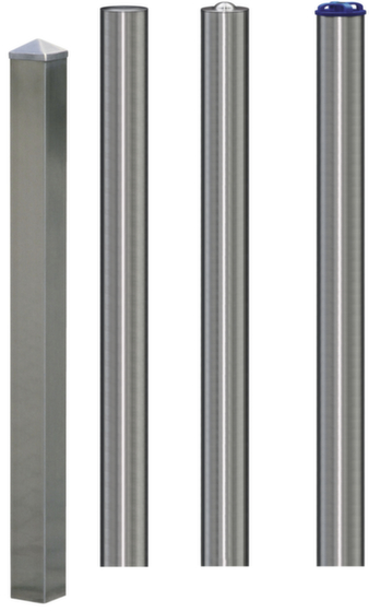 Edelstahl-Sperrpfosten, H 900 mm, in verschiedenen Ausführungen