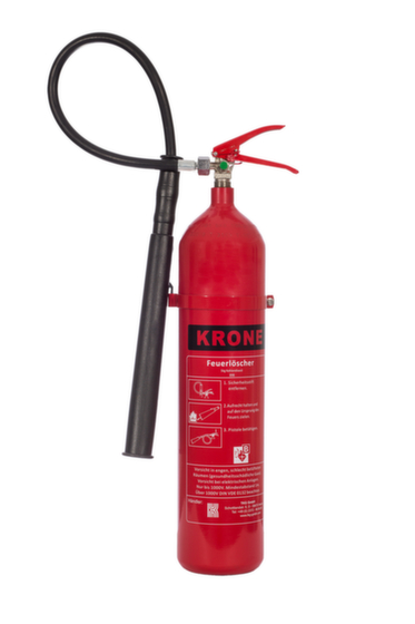 CO²-Feuerlöscher,5kg,Löschleistung 89B (5LE)