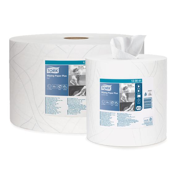 Extrastarke Wischtuchrolle, Tissue, 2-lagig, Blatt LxB 340x235 mm, Rolle mit bis zu 1500 Tüchern