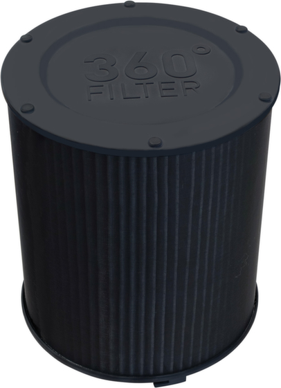 360°-Hochleistungsfilter,f. Luftreiniger,m. Fein-Vorfilter/HEPA-Filter/Aktivkohl