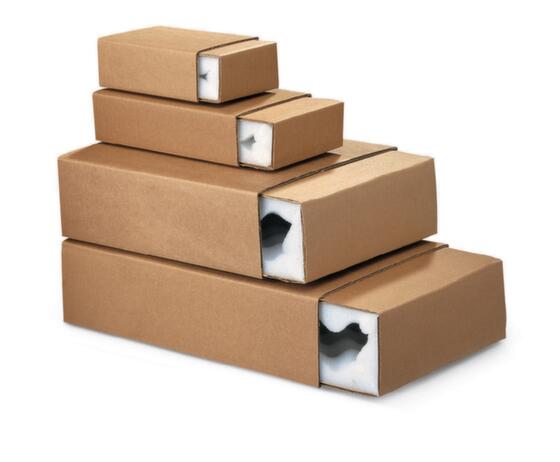 1-welliger Noppenschaum-Karton, Traglast 20 kg, braun, in verschiedenen Größen