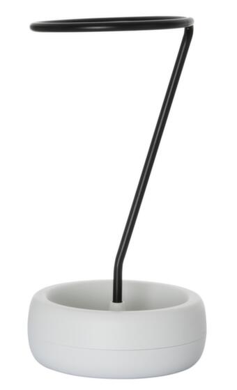 Schirmständer für 10 Schirme, HxØ 600x320 mm, in weiß/schwarz