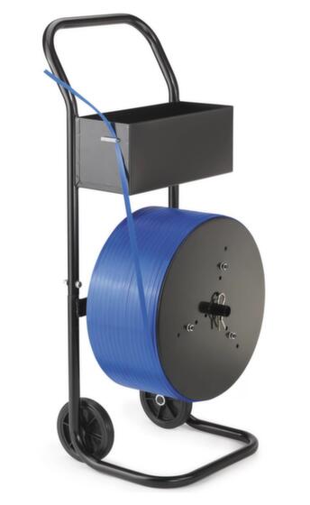 Abrollwagen, für PP-Umreifungsband mit Kern 200-28 mm, fahrbar