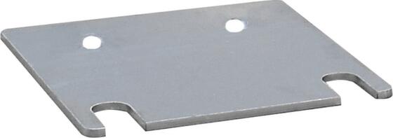 Unterlegblech,f. St&auml;nderrahmen,LxB 120x130mm,St&auml;rke 2mm