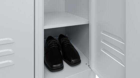 Schuhboden, Aufpreis, f&uuml;r verschiedene Abteilbreiten