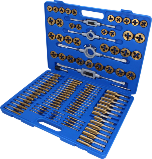 Brilliant Tools TiN Gewindeschneidwerkzeug-Satz,110-tlg