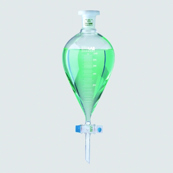Scheidetrichter konisch Borosilikatglas 3.3 | Beschreibung: Graduiert