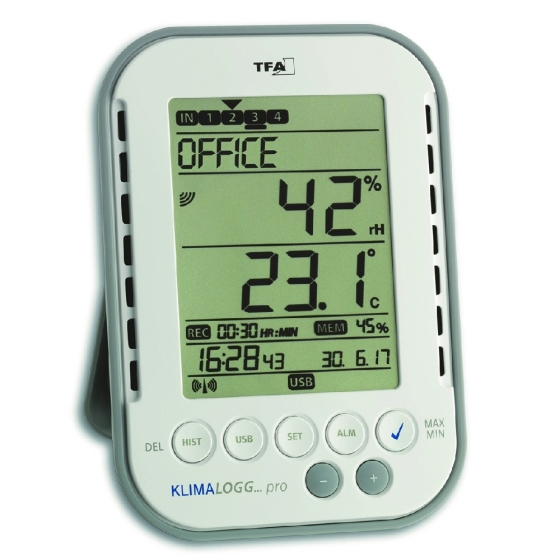 Profi-Thermo-Hygrometer m. Datenlogger-Funktion KlimaLogg Pro | Typ: Profi-Therm