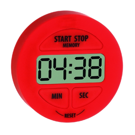 Elektronischer Timer und Stoppuhr rund | Farbe: - 2