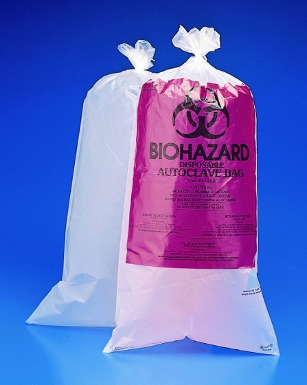Entsorgungsbeutel Biohazard PP | Breite mm: