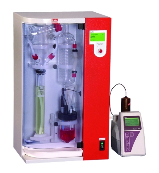 Wasserdampfdestillierer f. die Destillation bei der Stickstoffbestimmung nach Kj - 2