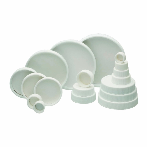Schraubverschlüsse PP für Gewindeflaschen Shorty Vials® | Farbe: weiß