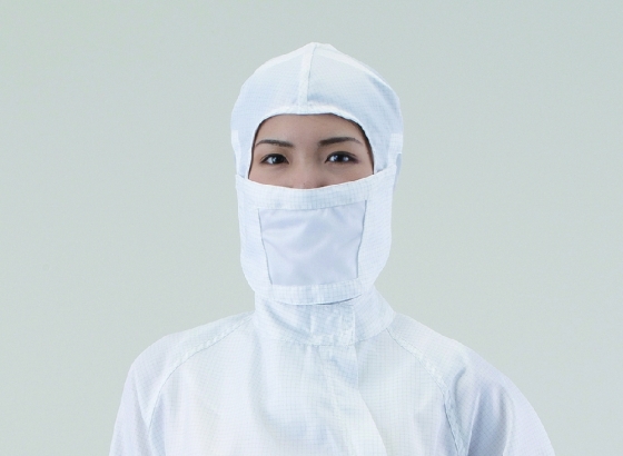 Haube und Maske für Reinraum | Beschreibung: