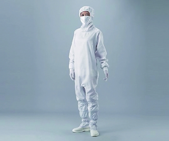 Overall für Reinraum ASPURE Polyester mit Haube und Maske | Größe: