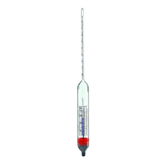 Dichte-Aräometer mit Thermometer | Messbereich g/cm3: ...