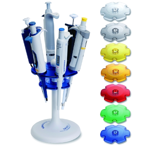 Pipettenständer Twister™ universal 336 f. Einkanal-Mikroliterpipetten | Farbe: