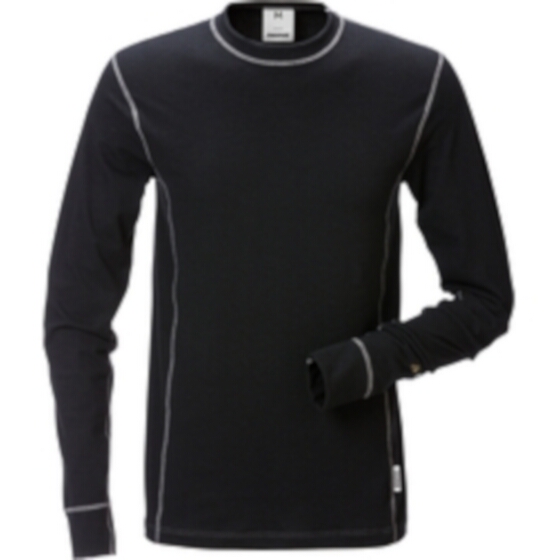 Fristads Flamestat Shirt 127432-940 Gr. 2XL langarm, schwarz, ca. 240 g/m² 58%