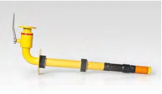 Gashauseinführung HSB-SKIFGT-TE-ARO DN 150, d 168,3 mm, BL 1230 - 2